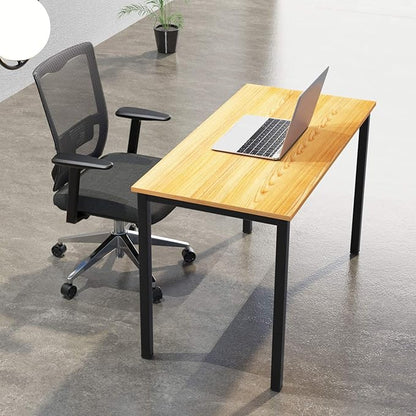 SDHYL 47 inches Contemporary Computer Desk Spacious Workstation Sturdy Writing Desk Meeting Desk, S7-GCP2AC3-120TB