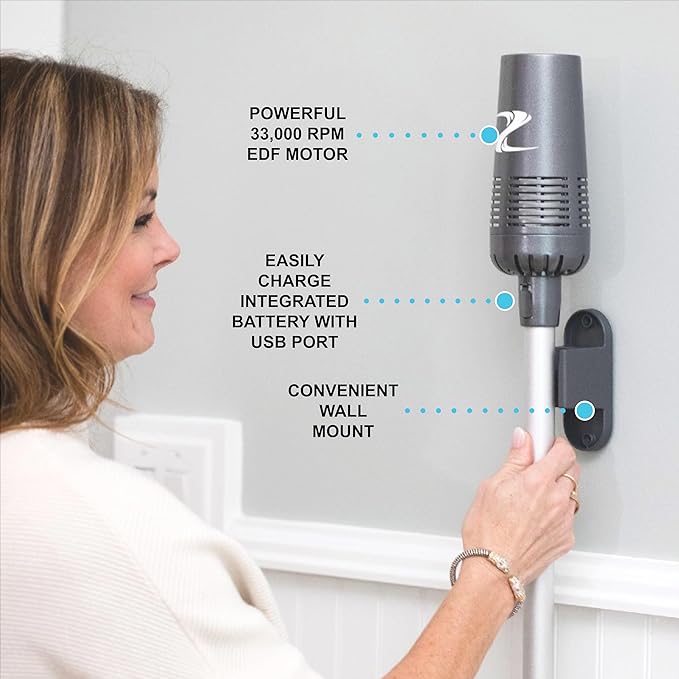 Breeze - Lightweight Cordless Stick Blower for Home, Patios, Condos, Golf course, Pickleball Court, RV and All of Your Outdoor Activities