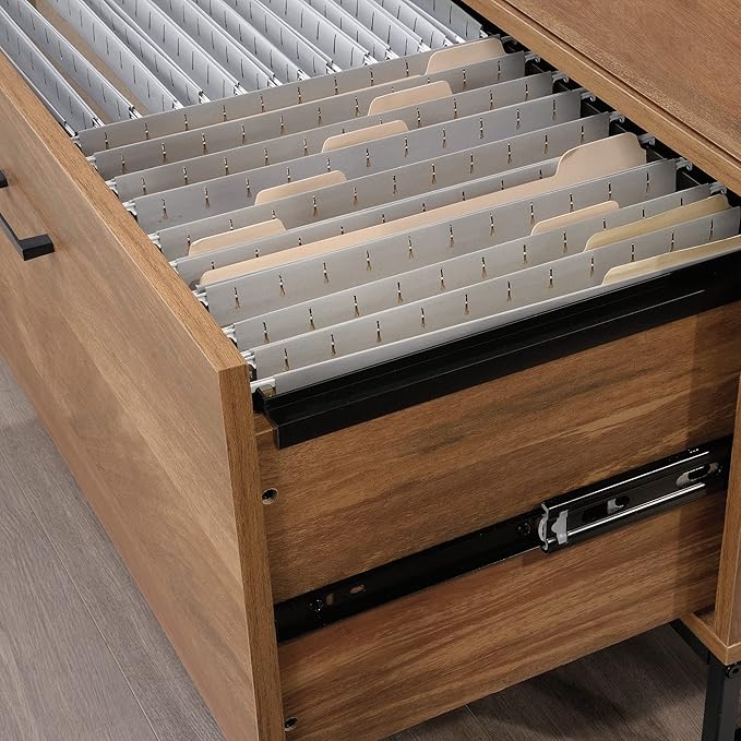 Sauder Tremont Row Lateral File, L: 15.71" x W: 27.95" x H: 29.53", Sindoori Mango