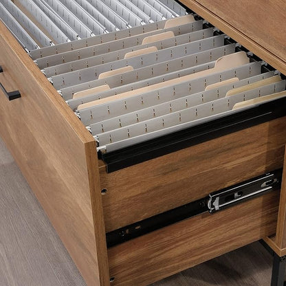 Sauder Tremont Row Lateral File, L: 15.71" x W: 27.95" x H: 29.53", Sindoori Mango