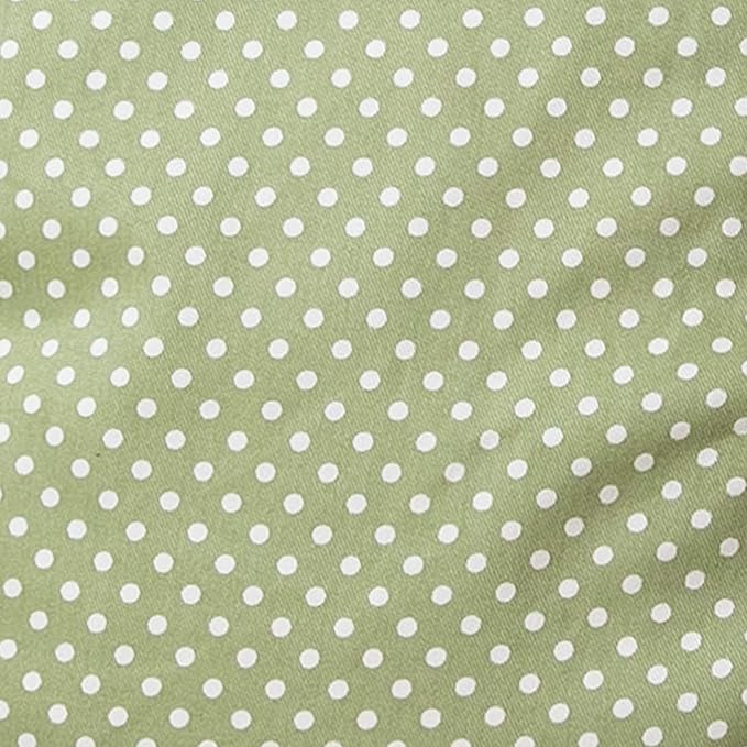Flash Furniture Dillon Small Bean Bag Chair for Kids and Teens, Foam-Filled Beanbag Chair with Machine Washable Cover, Green Polka Dot