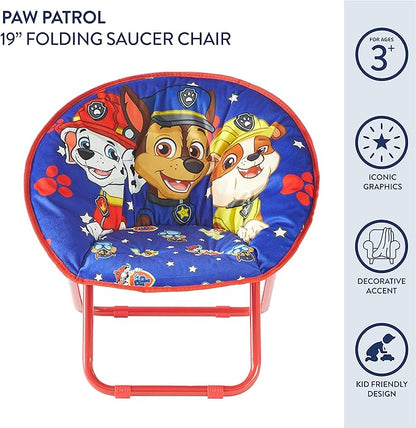 Idea Nuova Saucer Chair, Paw Patrol/Blue