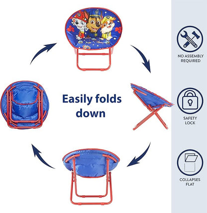 Idea Nuova Saucer Chair, Paw Patrol/Blue