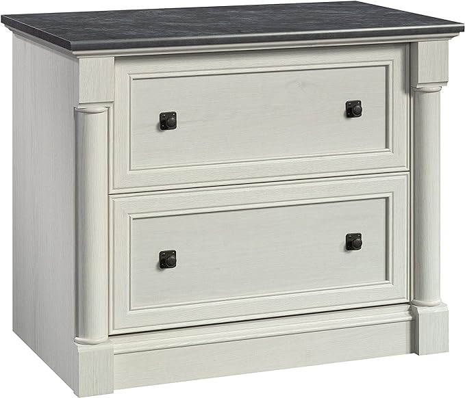 Sauder Palladia Lateral File, L: 36.81" x W: 22.01" x H: 29.61", Glacier Oak