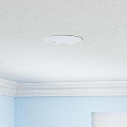 [6 Pack] CLOUDY BAY 4inch Smart WiFi LED Recessed Lights,RGBCW Color Changing Recessed Lighting,Compatible with Alexa and Google Home Assistant,10W 2700K-6500K,CRI90+ Wet Location,White Finish