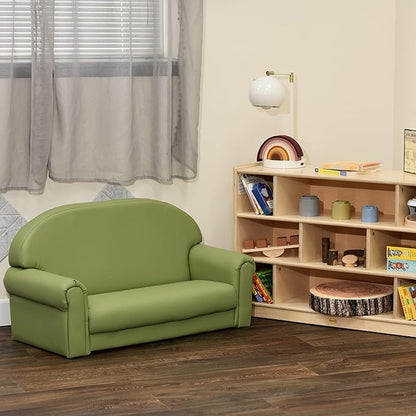 Children's Factory As We Grow Toddler Sofa, Flexible Seating for Daycare or Preschool, Kids Reading Couch, Playroom Furniture, Sage