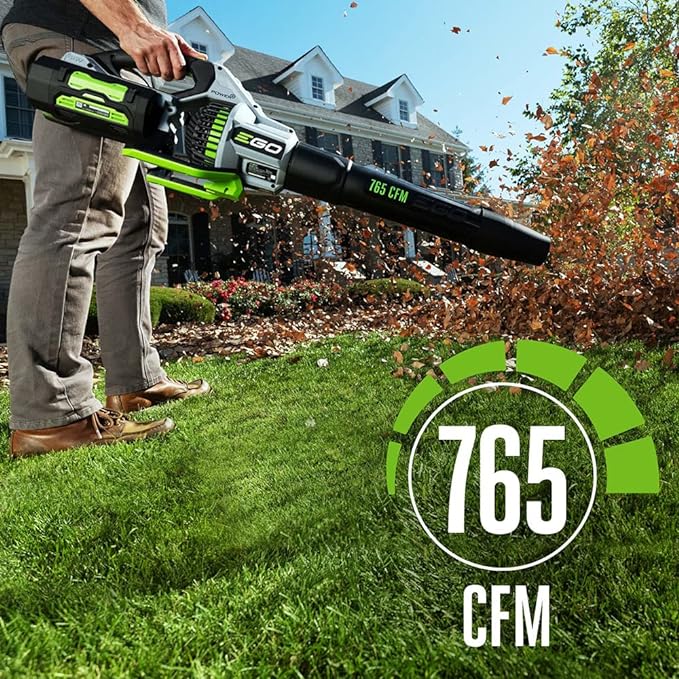EGO Power+ LB7650 Variable-speed Turbo 56-Volt 765 CFM Cordless Leaf Blower Battery and Charger Not Included