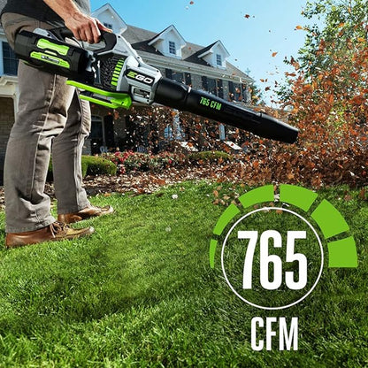 EGO Power+ LB7650 Variable-speed Turbo 56-Volt 765 CFM Cordless Leaf Blower Battery and Charger Not Included
