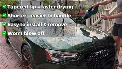 STUBBY Car Drying Nozzle for Makita 18V LXT Leaf Blowers (XBU03Z and DUB184Z)
