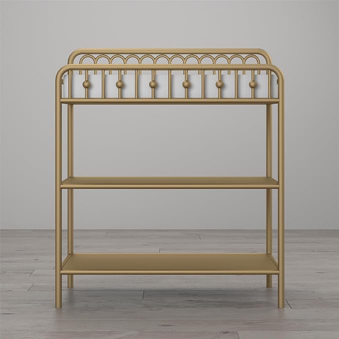 Little Seeds Monarch Hill Ivy Metal Changing Table, Gold