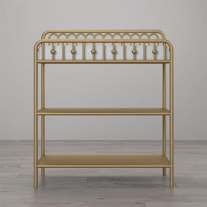 Little Seeds Monarch Hill Ivy Metal Changing Table, Gold