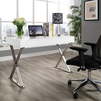 Modway Sector Office Desk in White