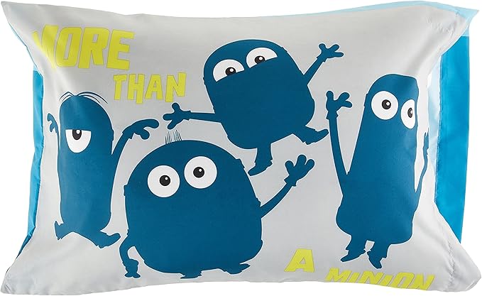 Franco Kids Bedding Super Soft Comforter and Sheet Set, 4 Piece Twin Size, Minions The Rise Of Gru