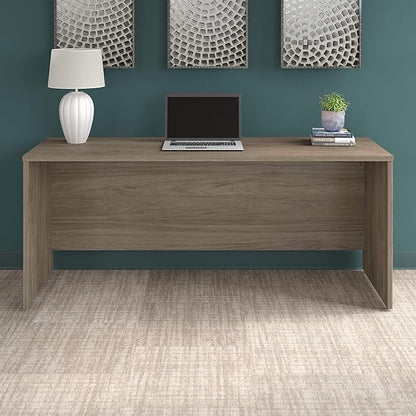 Bush Business Furniture 500 Home-Office-desks, 72W, Modern Hickory