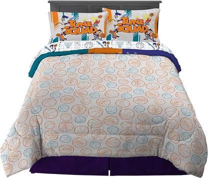 Franco Kids Bedding Super Soft Comforter and Sheet Set, 5 Piece Full Size, Space Jam 2 A New Legacy