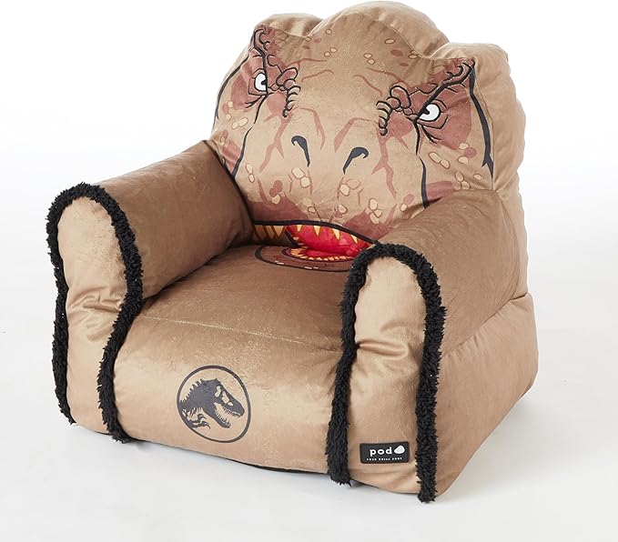 Idea Nuova Bean Bag Sofa Chair, Jurassic World