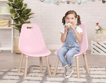 B. toys Pink B. Spaces Chairs Set