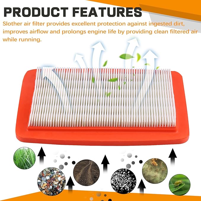 Air Filter Replacement for RedMax Parts T401282310 EBZ8500 EBZ8001 H Parts 512652001 Backpack Blower 170BT 180BF Leaf Blower 570BFS 580BTS