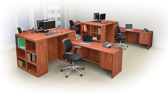 Regency Pedestal Legacy Box File, 15.5" x 22", Cherry