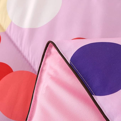 ENCOFT Pink Twin Comforter Set for Girls 3 Piece Colorful Bubbles Bedding Set Color Comfortable and Breathable for Teens and Adults All season with 1 Comforter and 2 Pillowcases