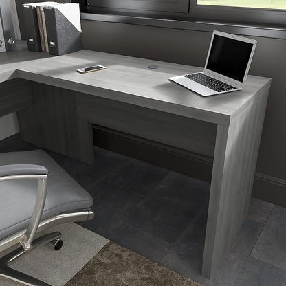 Bush Business Furniture Echo Desk Return/Bridge, Modern Gray