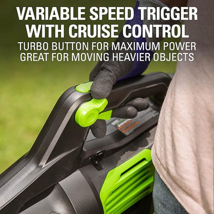 Greenworks 80V (170 MPH / 730 CFM / 75+ Compatible Tools) Cordless Brushless Axial Leaf Blower, Tool Only, 80 Volts