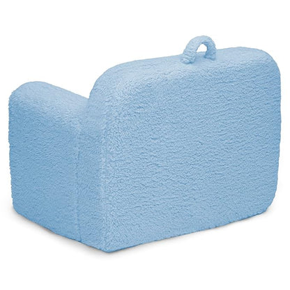Delta Children Cozee Sherpa Chair, Powder Blue