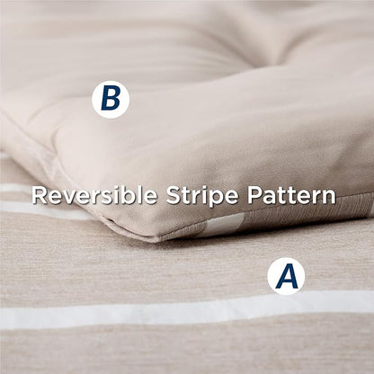 Bedsure Twin XL Comforter Set, Extra Long 5 Pieces Light Camel Twin XL Bedding Sets, All Season Dorm Room Essentials with 1 Pillow Sham, Flat Sheet, Fitted Sheet and 1 Pillowcase
