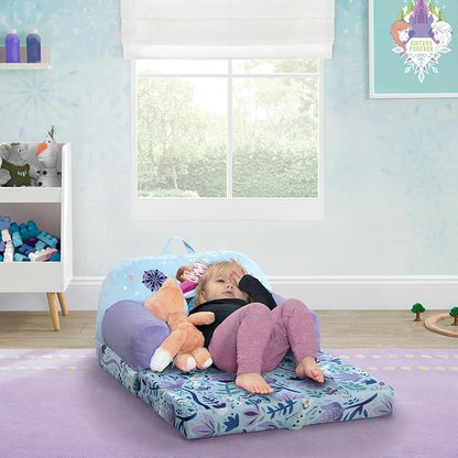 Delta Children Cozee Buddy Flip-Out Kids Chair, Disney Frozen