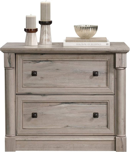 Sauder Palladia Lateral File, L: 36.81" x W: 22.01" x H: 29.61", Split Oak finish
