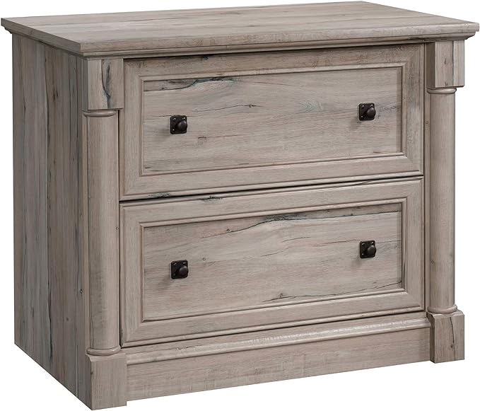 Sauder Palladia Lateral File, L: 36.81" x W: 22.01" x H: 29.61", Split Oak finish
