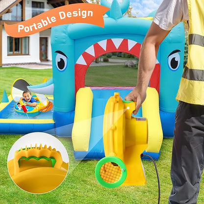 370W 0.5HP Air Blower: Bounce House Blower - Commercial Electric Blower for Inflatables - Work for Bouncy Castle Jump Slides Water slides Inflatable Arch