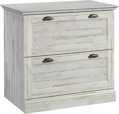 Sauder Barrister Lane Lateral File, White Plank finish