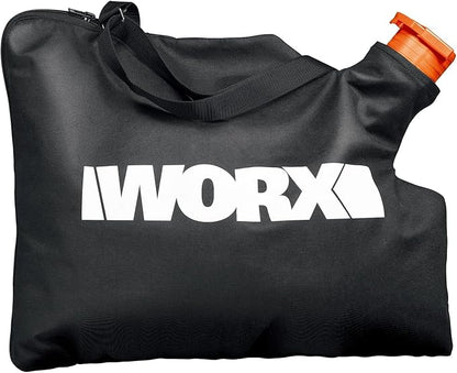 WORX WG505 TRIVAC 12 Amp 3-in-1 Electric Blower/Mulcher/Vacuum & 50026858 Trivac Leaf Collection Bag (WGBAG500)