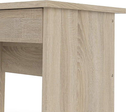 Tvilum, Oak Structure Walden Desk with 5 Drawers