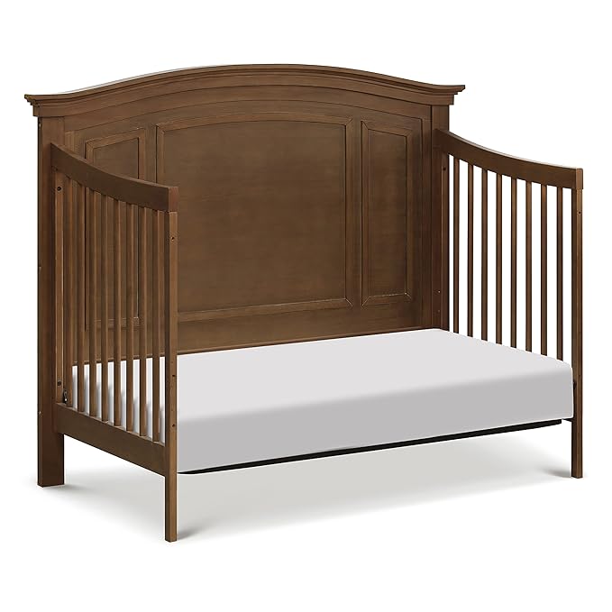 NAMESAKE Durham 4-in-1 Convertible Crib in Derby Brown, Greenguard Gold Certified