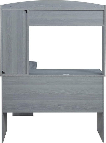 NicBex Laik-DW-00039-DX Desks, 47.25" W x 49.25" D x 62.5" H, Gray