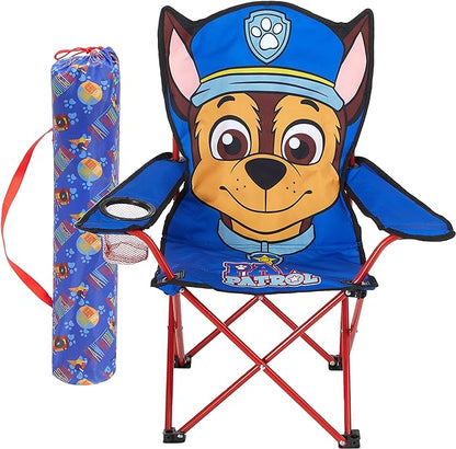 Idea Nuova Kids Indoor-Outdoor Folding Camp Chair, Paw Patrol