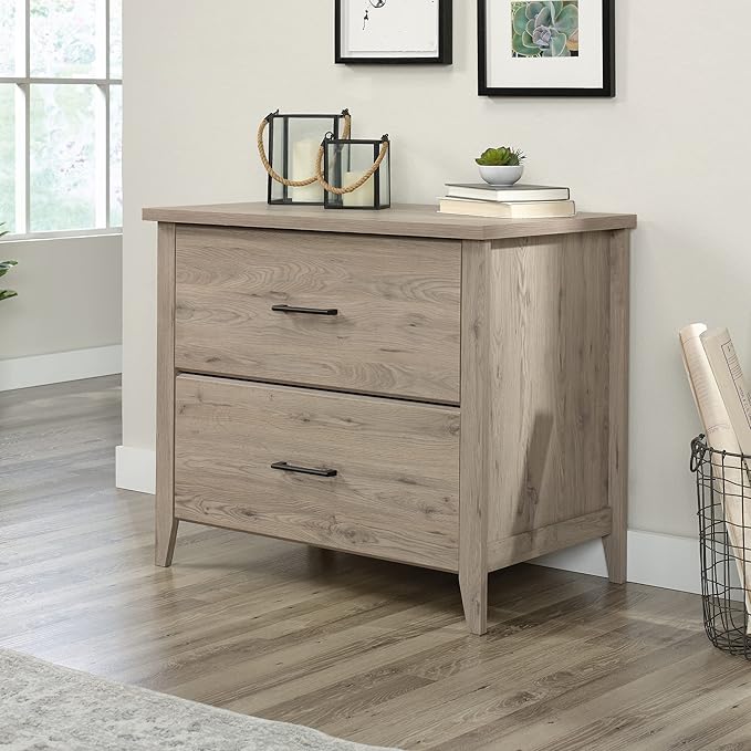 Sauder Summit Station 2-Drawer Lateral File Cabinet, L: 33.86" x W: 20.87" x H: 29.02", Laurel Oak