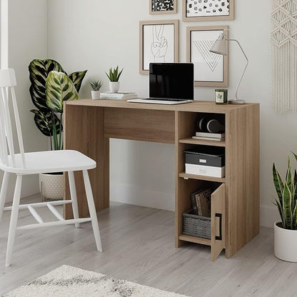 Sauder Beginnings Desk, L: 40.39" x W: 17.48" x H: 28.82", Summer Oak Finish