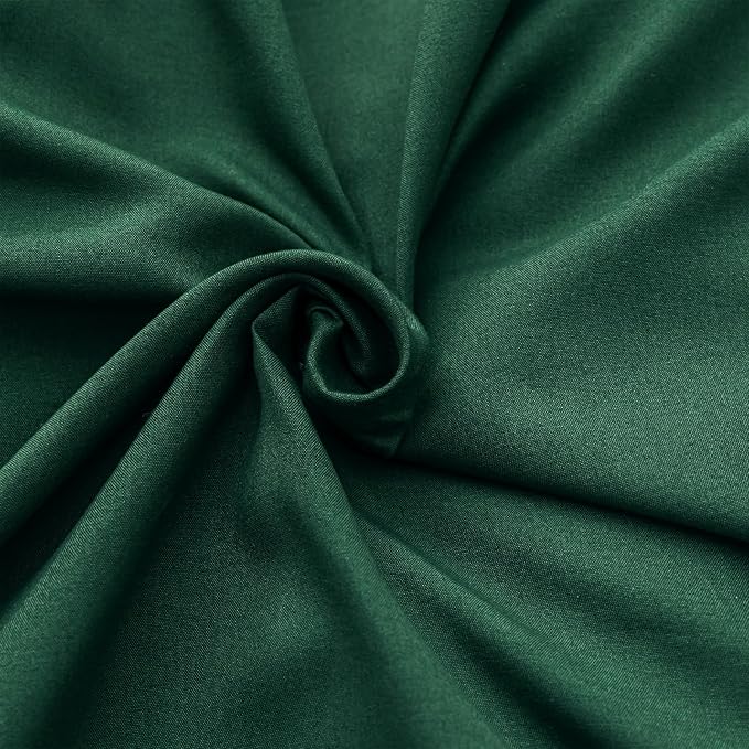 Queen Comforter Set Boho Emerald Green Comforter with 2Pillowcases Soft Microfiber Dark Green 3 Piece Bedding Comforter Set for All Season