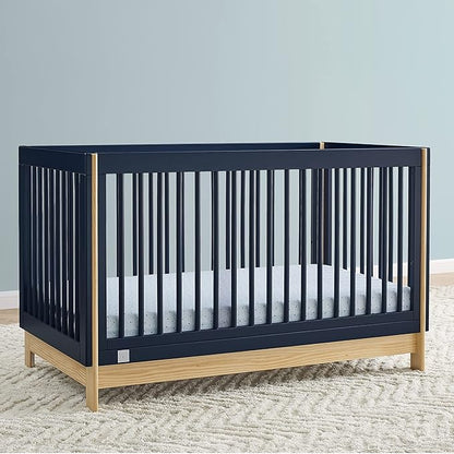 GAP babyGap Tate 4-in-1 Convertible Crib - Greenguard Gold Certified, Navy/Natural