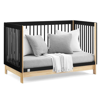 GAP babyGap Tate 4-in-1 Convertible Crib - Greenguard Gold Certified, Ebony/Natural