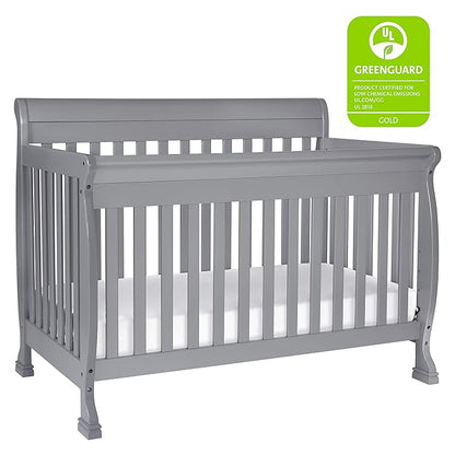DaVinci Kalani 4-in-1 Convertible Crib in Grey, Greenguard Gold Certified