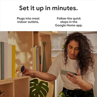Google Nest Security Cam (Wired) - 2nd Generation - Linen, 1080p, Motion Only