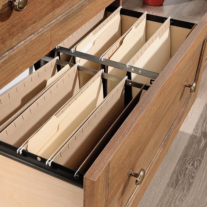 Sauder Barrister Lane Lateral File, L: 32.36" x W: 19.53" x H: 29.76", Sindoori Mango Finish