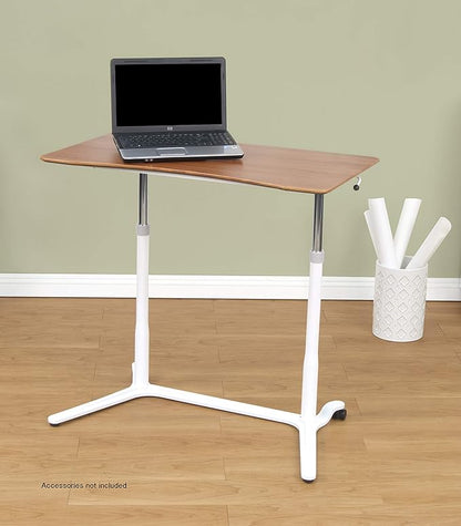 Calico Designs 51231 Sierra Height Adjustable Desk, White/Cherry, 37.5 Inch