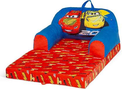 Delta Children Cozee Buddy Flip-Out Kids Chair, Cars