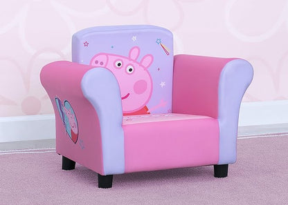 Delta Children Kids Character Upholstered Chair, Peppa Pig