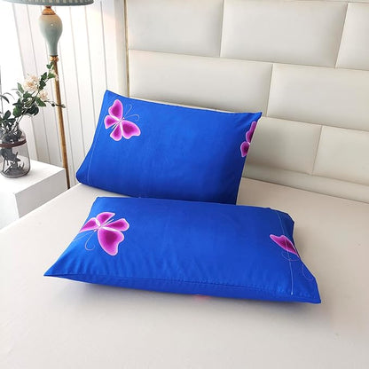 SDY 3PCS Butterfly Comforter Set Twin, Bed in a Bag Set Twin Quilt Set, Kawaii Comforter Purple Floral Bedding, Bedroom Decor Aesthetic for Girls, Kids, Toddler, Children, Teenage, Baby…